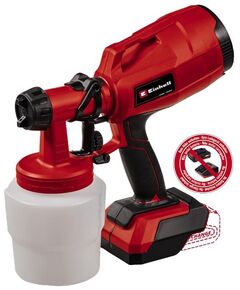 Einhell Фарборозпилювач TC-SY 18/60 Li акумуляторний Solo, 18В, 650 мл/хв, бачок 800 мл, фото  | SNABZHENIE.com.ua