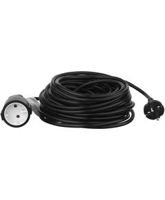 2E Мережевий подовжувач 1XCEE7/17, 2G*1.0мм, 15м, black, фото  | SNABZHENIE.com.ua