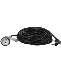 2E Мережевий подовжувач 1XSchuko, 3G*1.5мм, 15м, black, фото  | SNABZHENIE.com.ua