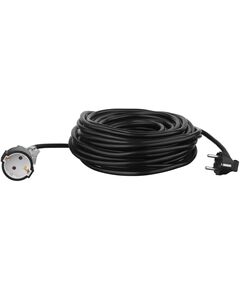 2E Мережевий подовжувач 1XSchuko, 3G*1.5мм, 20м, black, фото  | SNABZHENIE.com.ua
