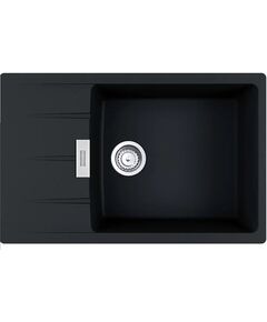 Мийка кухонна Franke Centro, фраграніт, прямокутник, з крилом, 780х500х200мм, чаша - 1, накладна, CNG 611-78 XL , онікс, фото  | SNABZHENIE.com.ua