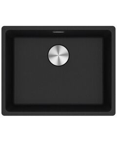 Мийка кухонна Franke Maris, фраграніт, прямокутник, без крила, 553х433х200мм, чаша - 1, врізна, MRG 110-52, онікс, фото  | SNABZHENIE.com.ua