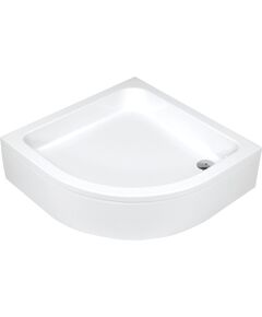 Піддон душовий Deante Plus II акриловий, напівкруглий, 80см, білий, фото  | SNABZHENIE.com.ua