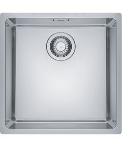 Кухонна мийка Franke Maris, нержавіюча сталь. сталь, квадрат, без крила, 440х440х180, чаша-1, монтаж під стільницю, MRX 110-40, хром, фото  | SNABZHENIE.com.ua