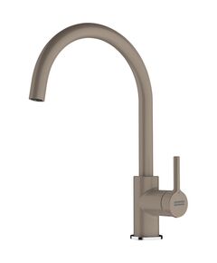 Змішувач для кухні Franke Lina, довжина виливу 220 мм, поворотний, 1 важіль, мигдаль, фото  | SNABZHENIE.com.ua