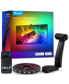 Govee Набір адаптивного підсвічування H605C Envisual TV Backlight T2 with Dual Cameras 75-85' RGB Чорний, фото  | SNABZHENIE.com.ua