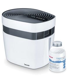 Очисник повітря Beurer Maremed, 50м2, 150м3/год, дисплей, 2-грубої очистки+1 водяний, створення морського клімату, білий, фото  | SNABZHENIE.com.ua
