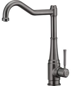 Змішувач для кухні Deante Tamizo, довж.виливу - 225мм, поворотний, 1важіль, титан, фото  | SNABZHENIE.com.ua