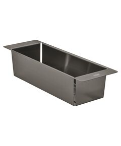 Коландер Grohe для кухонної мийки, матовий графіт, фото  | SNABZHENIE.com.ua