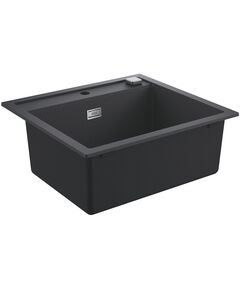 Мийка кухонна Grohe K700, граніт, прямокут., без крила, 560x510x200мм, чаша - 1, врізна, чорний граніт, фото  | SNABZHENIE.com.ua