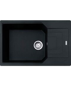 Мийка кухонна Franke Urban, фраграніт, прямокутник, з крилом, 780х500х220мм, чаша - 1, накладна, UBG 611-78 XL , онікс, фото  | SNABZHENIE.com.ua