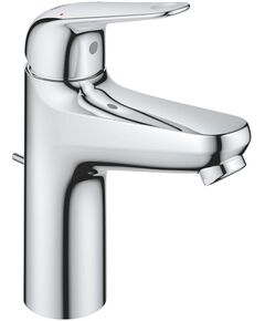 Змішувач для раковини Grohe QuickFix Swift M  довж. виливу - 116мм, неповоротний, 1 важіль, хром, фото  | SNABZHENIE.com.ua
