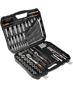 Набор головок 73 шт. 1/2 и 1/4, CrV - для ремонта, фото  | SNABZHENIE.com.ua