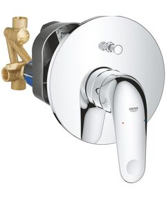 Змішувач для ванни Grohe QuickFix Swift прихованого монтажу, хром, фото  | SNABZHENIE.com.ua