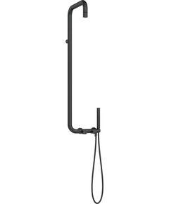 Душова система Deante Silia зі змішувачем для душу, душ - верхній душ, лійка, кріпл. - на стійці, чорний, фото  | SNABZHENIE.com.ua