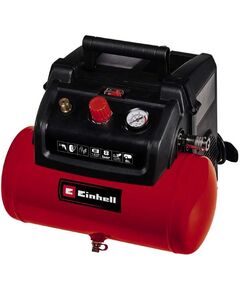 Einhell Компресор повітряний безмасляний TC-AC 190/6/8 OF, 1200Вт, 6л, 190л/хв, 8бар, 8.9кг, фото  | SNABZHENIE.com.ua