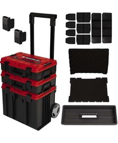Einhell Модульна система для інструменту E-Case Tower, на коліщатках, 3 ящики модуля, 64.5х48х42.5см, фото  | SNABZHENIE.com.ua