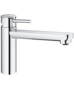 Змішувач для кухні Grohe BauClassic, довж.виливу - 222мм, поворотний, 1важіль, хром, фото  | SNABZHENIE.com.ua