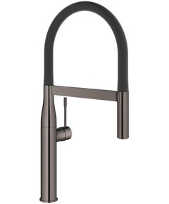 Змішувач для кухні Grohe Essence, довж.виливу - 240мм, поворотний/гнучкий, 1важіль, графіт, фото  | SNABZHENIE.com.ua