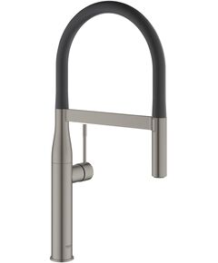 Змішувач для кухні Grohe Essence, довж.виливу - 240мм, поворотний/гнучкий, 1важіль, матовий графіт, фото  | SNABZHENIE.com.ua
