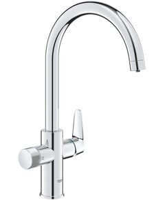 Змішувач для кухні Grohe Start Curve, довж.виливу - 223мм, поворотний, 1+1фільтр, хром, фото  | SNABZHENIE.com.ua