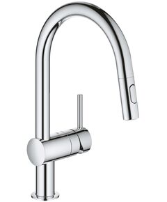 Змішувач для кухні Grohe Vento  Dual Spray, довж.виливу - 223мм, поворотний/витяжний, 1важіль, хром, фото  | SNABZHENIE.com.ua