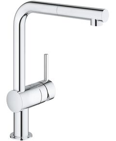 Змішувач для кухні Grohe Vento, довж.виливу - 223мм, поворотний/витяжний, 1важіль, хром, фото  | SNABZHENIE.com.ua