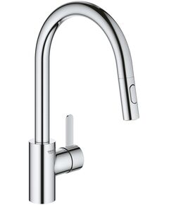 Змішувач для кухні Grohe Via Cosmo, довж.виливу - 223мм, поворотний/витяжний, 1важіль, хром, фото  | SNABZHENIE.com.ua