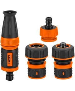 Набір із прямим спринклером, з'єднувачами та 3/4 крановим з'єднанням NEO, фото  | SNABZHENIE.com.ua