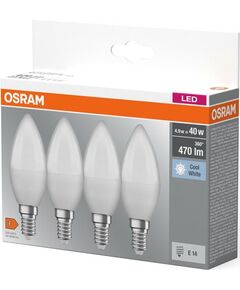 Osram Набір ламп 4шт LED E14 4.9Вт 4000К 470Лм B40, фото  | SNABZHENIE.com.ua