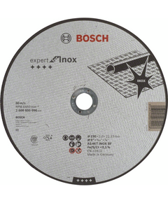 Bosch Диск відрізний Expert for Inox, 230х22.23мм, фото  | SNABZHENIE.com.ua