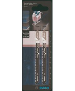 Bosch Полотно пиляльне для електролобзика HSC по дереву, T 101 BR, 2.5х100мм, 2шт, фото  | SNABZHENIE.com.ua