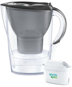 Фільтр-глечик Brita Marella Memo MXPro 2.4л (1.4л очищеної води) з фільтр-картриджем, графіт, фото  | SNABZHENIE.com.ua