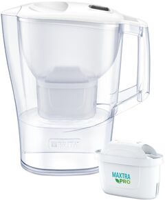 Фільтр-глечик Brita Aluna Memo MXPro 2.4л (1.4л очищеної води) з фільтр-картриджем, білий, фото  | SNABZHENIE.com.ua