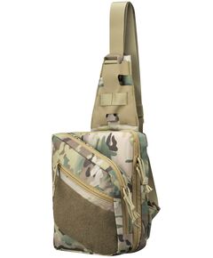 Сумка-слінг 2Е Tactical,  швидке відкривання, 4 відсіки, камуфляж, фото  | SNABZHENIE.com.ua