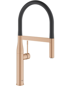 Змішувач для кухні Grohe Essence, довж.виливу - 240мм, поворотний/гнучкий, 1важіль, матовий теплий захід сонця, фото  | SNABZHENIE.com.ua