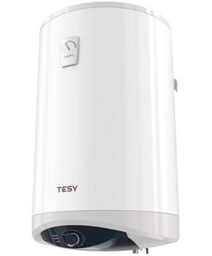Водонагрівач електр. TESY Modeco Ceramic круглий із теплообмінником GCV9SL 1004724D C21 TS2RCP, 100л, 2,4кВт, сухий тен, мех. кер-ння, підключення з лівого боку B, білий, фото  | SNABZHENIE.com.ua