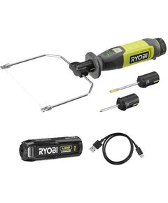 Ryobi Термоніж RHC4-120G акумуляторний 4В USB Lithium 450 градусів 5 змінних насадок АКБ 1х2Аг, фото  | SNABZHENIE.com.ua