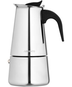 Гейзерна кавоварка ARDESTO Gemini Apulia, 0.2л, 4 чашки, нержавіюча сталь, фото  | SNABZHENIE.com.ua