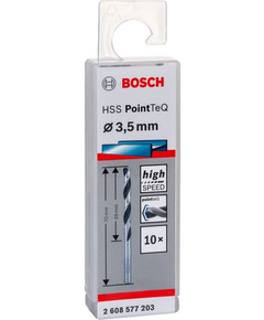 Bosch Свердло по металу HSS-PointTeQ, 3.5х39х70мм, 10шт, фото  | SNABZHENIE.com.ua