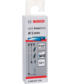 Bosch Свердло по металу HSS-PointTeQ, 1х12х34мм, 10шт, фото  | SNABZHENIE.com.ua