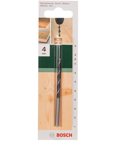 Bosch Свердло по дереву спіральне 4x45мм, фото  | SNABZHENIE.com.ua