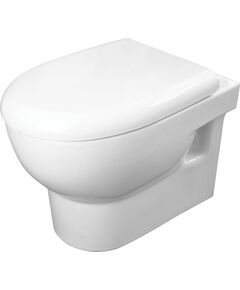 Унітаз підвісний Deante Avis безобідковий, сидіння в комплекті, білий, фото  | SNABZHENIE.com.ua