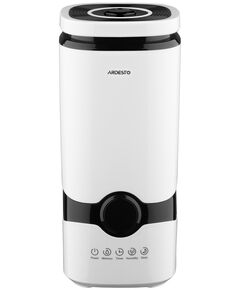 Зволожувач повітря ARDESTO ультразвуковий, 40м2, 4л, 300мл/г, електр. кер-ння, пульт ДК, верх. залив води, білий, фото  | SNABZHENIE.com.ua