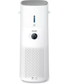 Кліматичний комплекс PHILIPS очист+зволож. Series 3000, 130м2, 505м3/год, диспл., НЕРА,попередн.вугільних. фільтр, Wi-Fi, 6 реж., біл, фото  | SNABZHENIE.com.ua