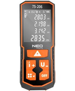 Лазерний далекомір NEO 75-206, дальність 100 м, захист IP54, фото  | SNABZHENIE.com.ua