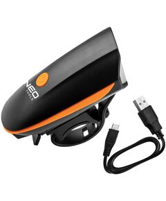 Передний велосипедный фонарь 91-004 с ярким светом и креплением, фото  | SNABZHENIE.com.ua