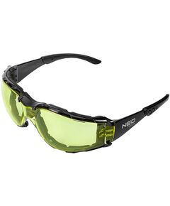 Защитные очки с пенопластовой вставкой, жёлтые линзы, класс FT 97-521, фото  | SNABZHENIE.com.ua