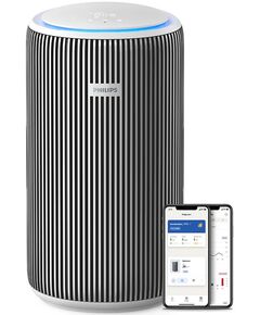 Очисник повітря Philips Series 3200, 135м2, 520м3/год, HEPA +вугільний фільтр, Wi-Fi, 5 режими, сріблясто-білий, фото  | SNABZHENIE.com.ua