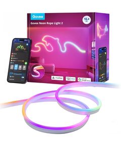 Стрічка світлодіодна розумна Govee H61D3 Neon Rope Light 2, 5м, RGBIC, WI-FI/Bluetooth, білий, фото  | SNABZHENIE.com.ua